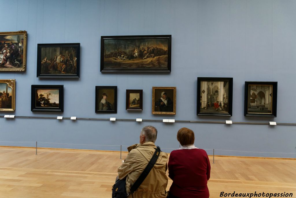 Prendre son temps pour admirer la richesse de la peinture européenne.